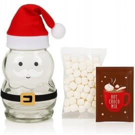 Zestaw do robienia gorącej czekolady mikołaj