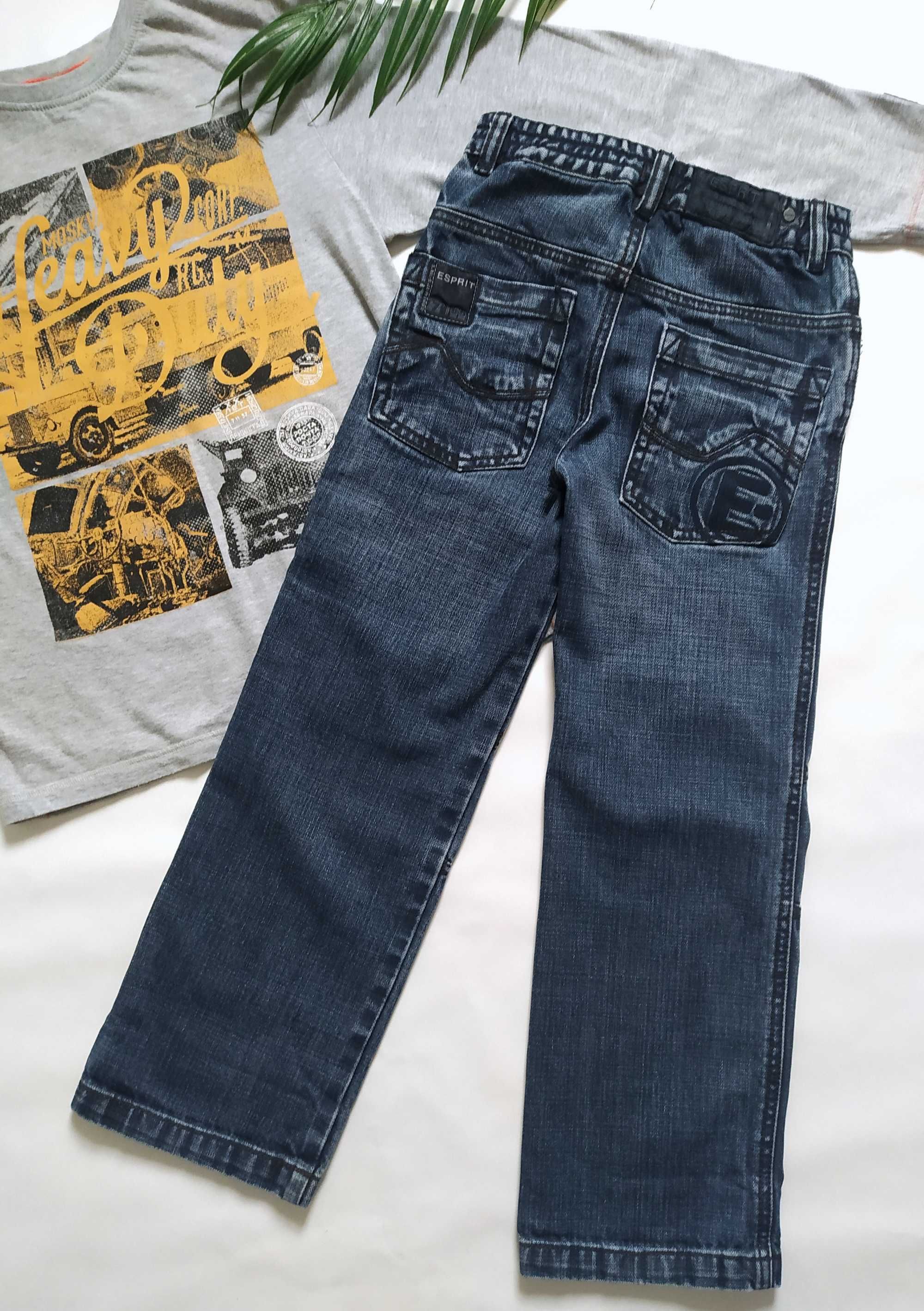 Фірмові джинси Esprit на 122-128 см, прямі труби, штани, джинсы