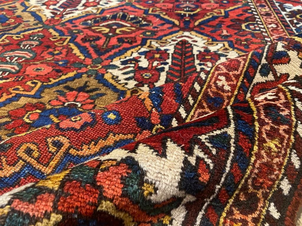 Stu letni perski dywan Bahtiar 317 # 217 Ręcznie tkany wełniany - Iran