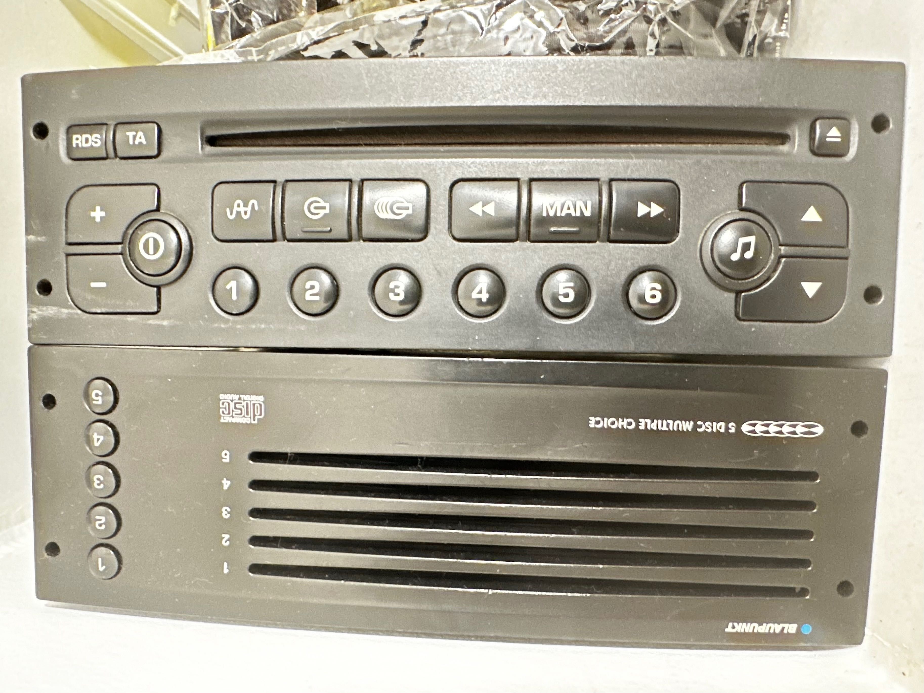 Rádio e caixa de cds Original para Peugeot 307