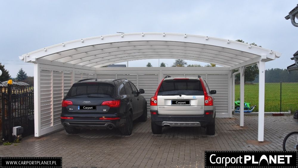 Wiata drewniana garaż zadaszenie na samochód carport
