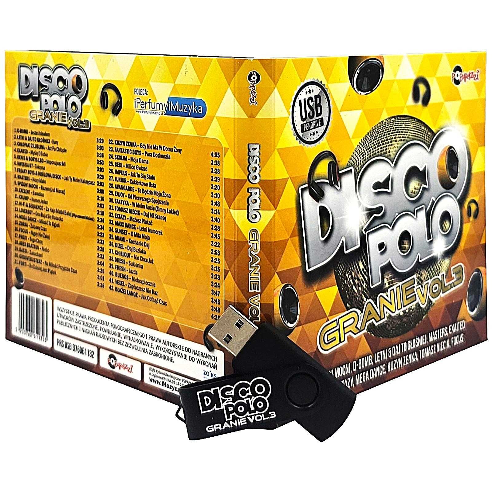 Składanka - Disco Polo Granie Vol. 3 (USB - PENDRIVE) MP3