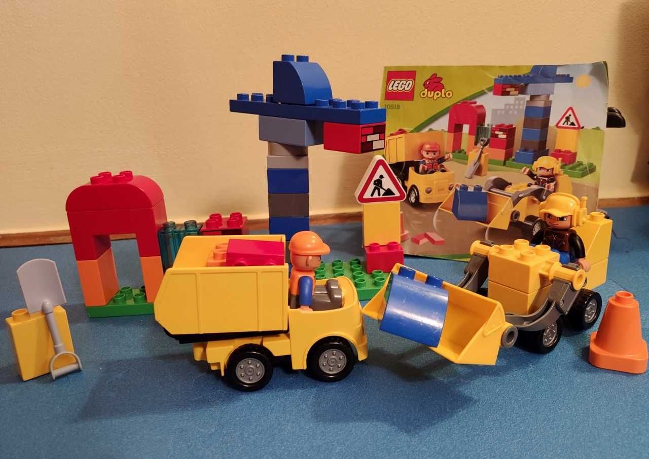 Lego Duplo Mój pierwszy plac budowy ciężarówka żuraw 10518