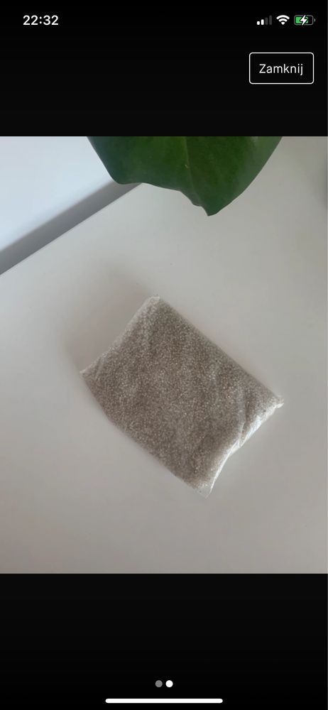 Srebrne koraliki do wyszywania, przezroczyste kulki do bizuterii DIY
