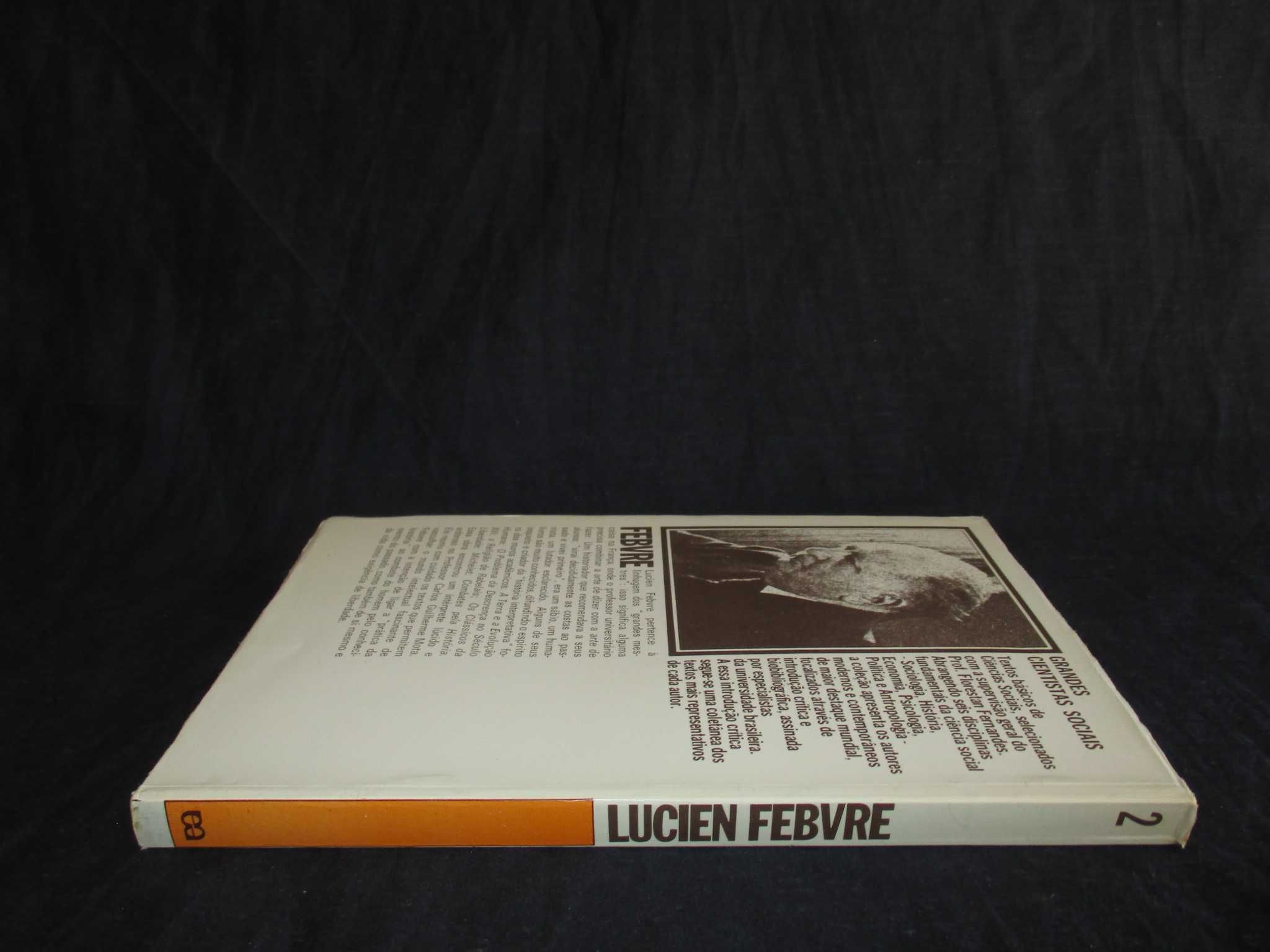 Livro Febvre História Grandes Cientistas Sociais 2