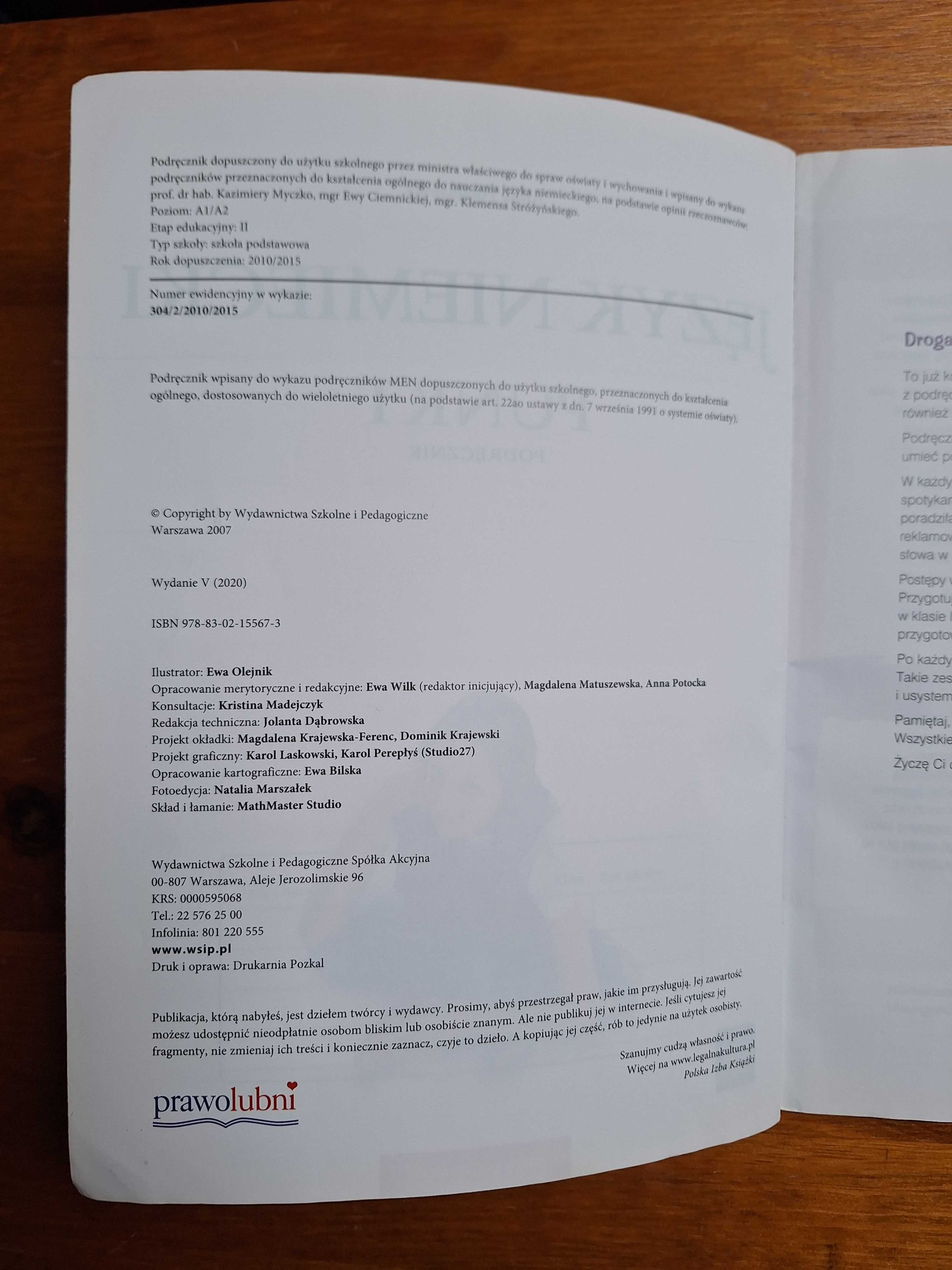 Podręcznik język niemiecki Punkt 5 WSiP CD