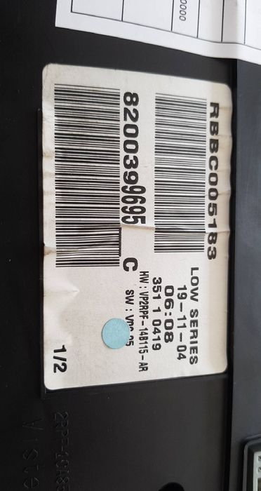 Quadrante / painel de instrumentos RENAULT Megane II (BM0/1_, CM0/1_)