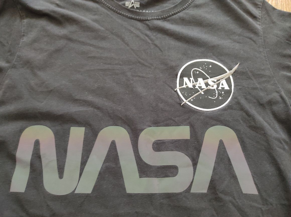 S Alpha Industries Nasa оригінальна футболка