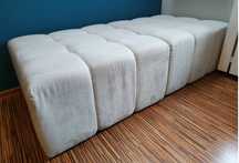 Pufa  jasna 90x90x50cm (2szt)