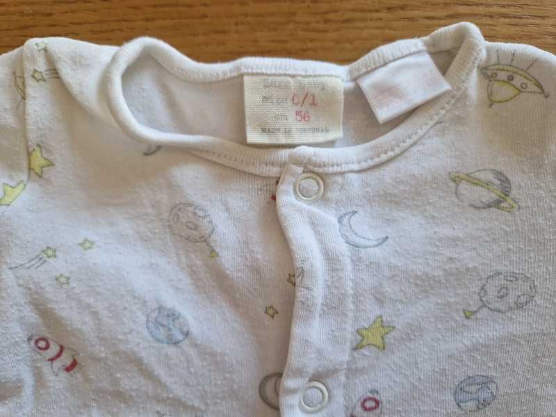 Pajacyk niemowlęcy Zara Baby we wzory związane z kosmosem 56