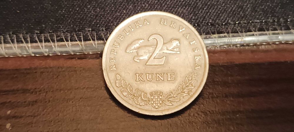 Moneta Chorwacja 2 kuny, 1993