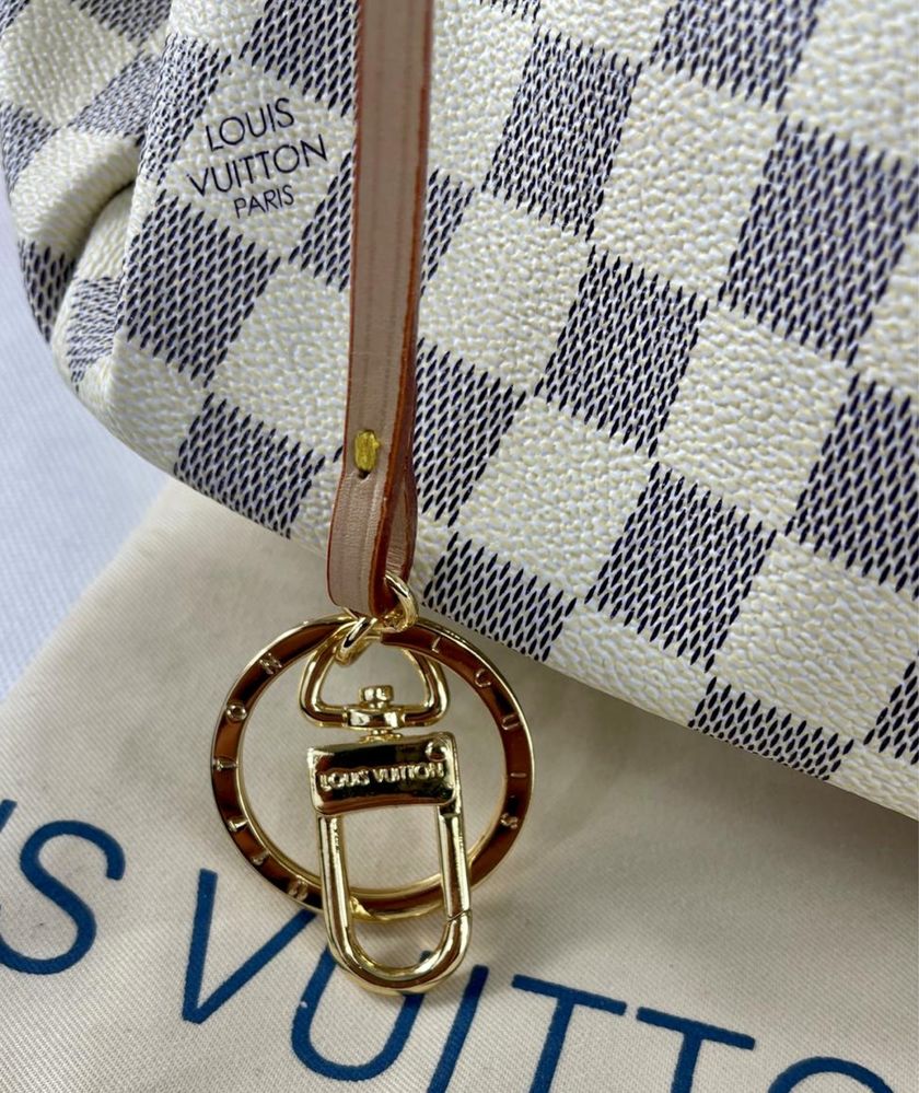 Louis Vuitton - Artsy Damier Azur | Shopperka PEŁNY ZESTAW LV