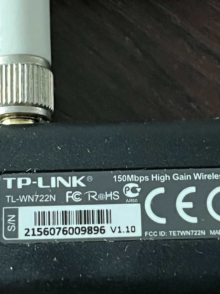 TP-Link TL-WN722N v1.1 WiFi USB do Kali Linux monitor injection