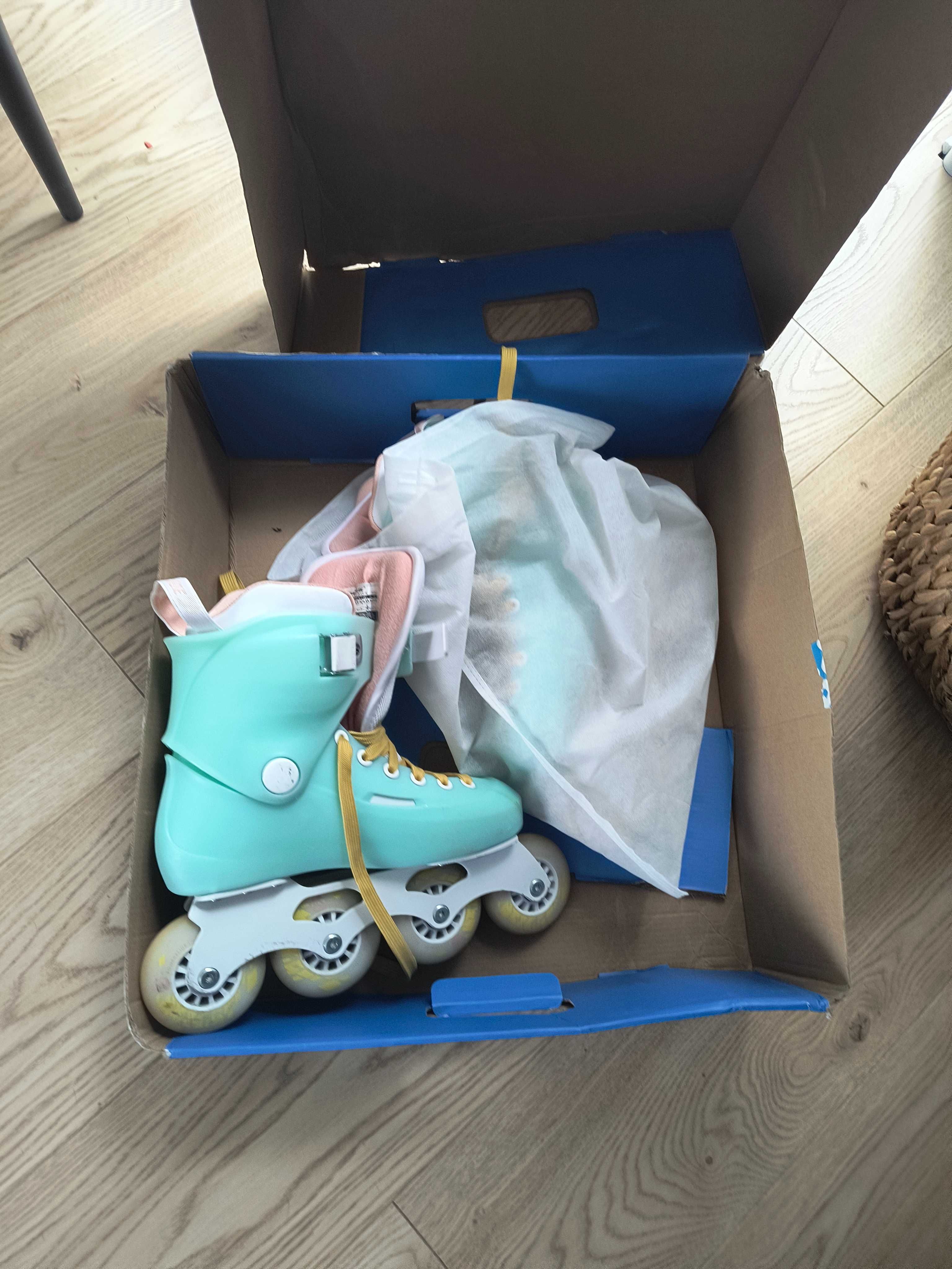 Sprzedam rolki Powerslide Zoom Baby 80 niebieskie