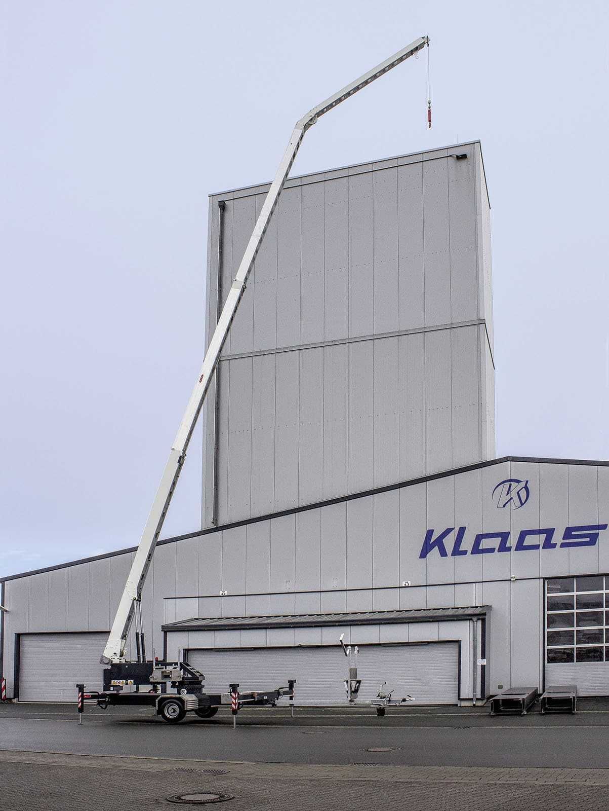Klaas K280 E, elektryczny dźwig dekarski, na przyczepie DMC 2,8t.,nowy