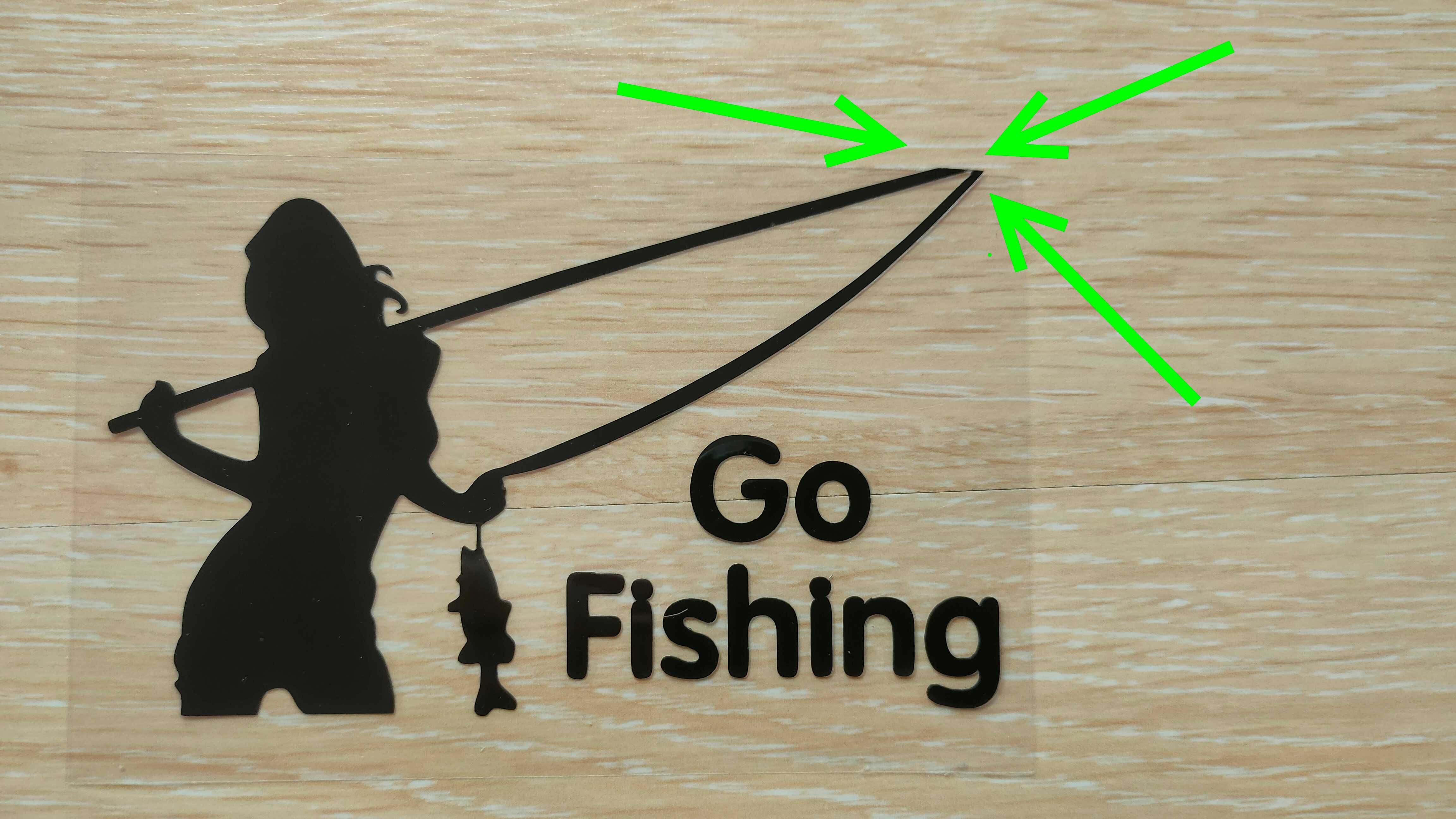 Наклейки рыбалка