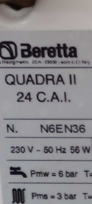 Kocioł piec gazowy Beretta Quadra II 24 C.A.I