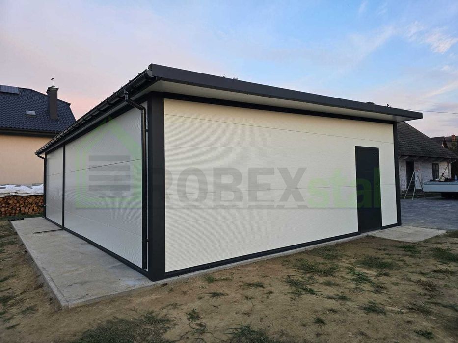 garaż z płyty warstwowej PIR 10x7 MONTAŻ TRANSPORT CAŁY KRAJ GRATIS