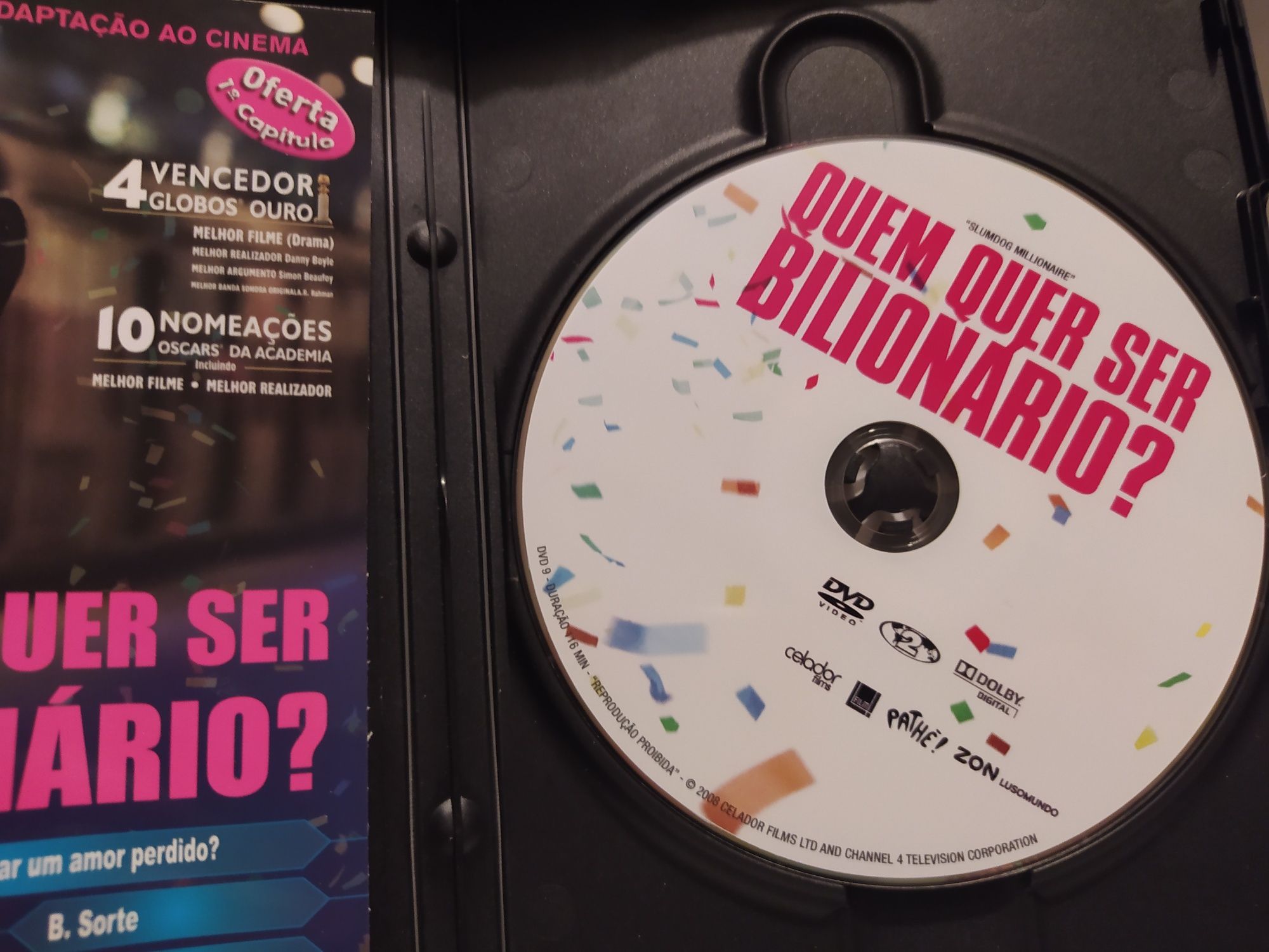 DVD. Quem Quer Ser Bilionário?