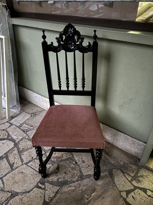 Cadeira seculo 17 restaurada