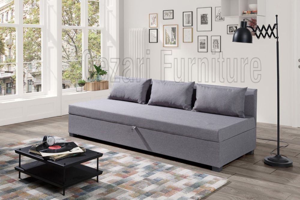 Gliwice łóżko jednoosobowe tapczan sofa kanapa Pojemnik Materac