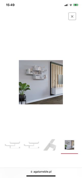 Półki białe Agata meble
