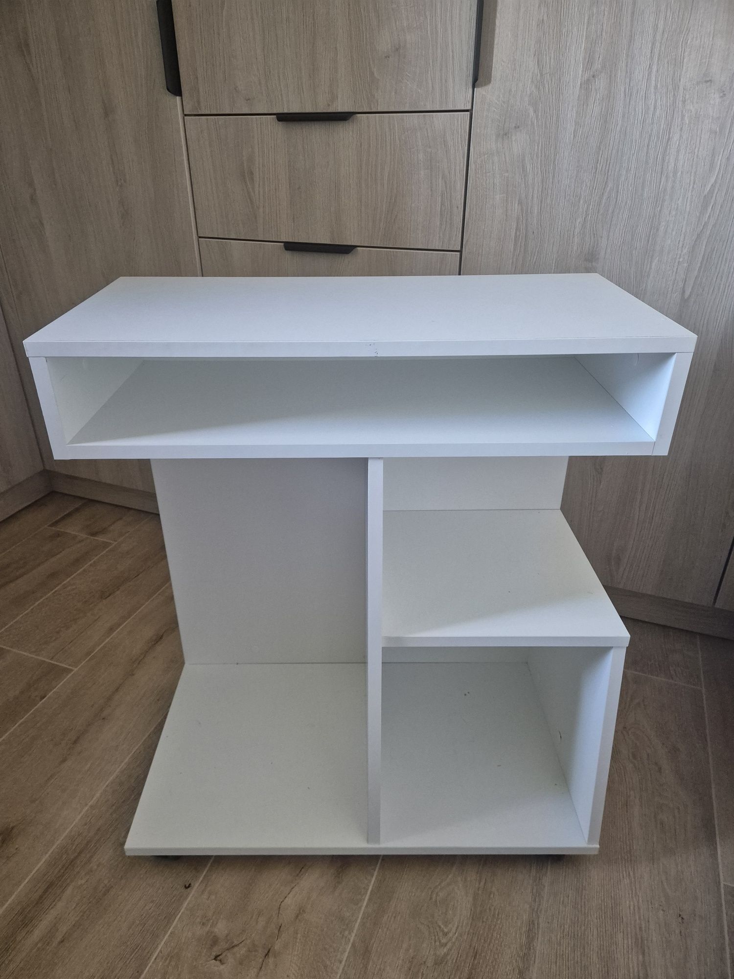 Biala półka regał wymiary 75x65x30