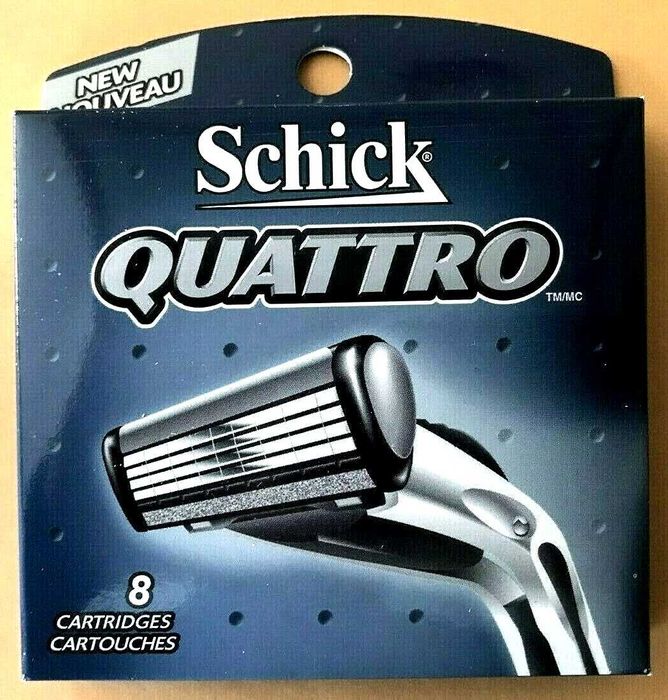 Schick Quattro 8 cartridges (оригинал, Germany)