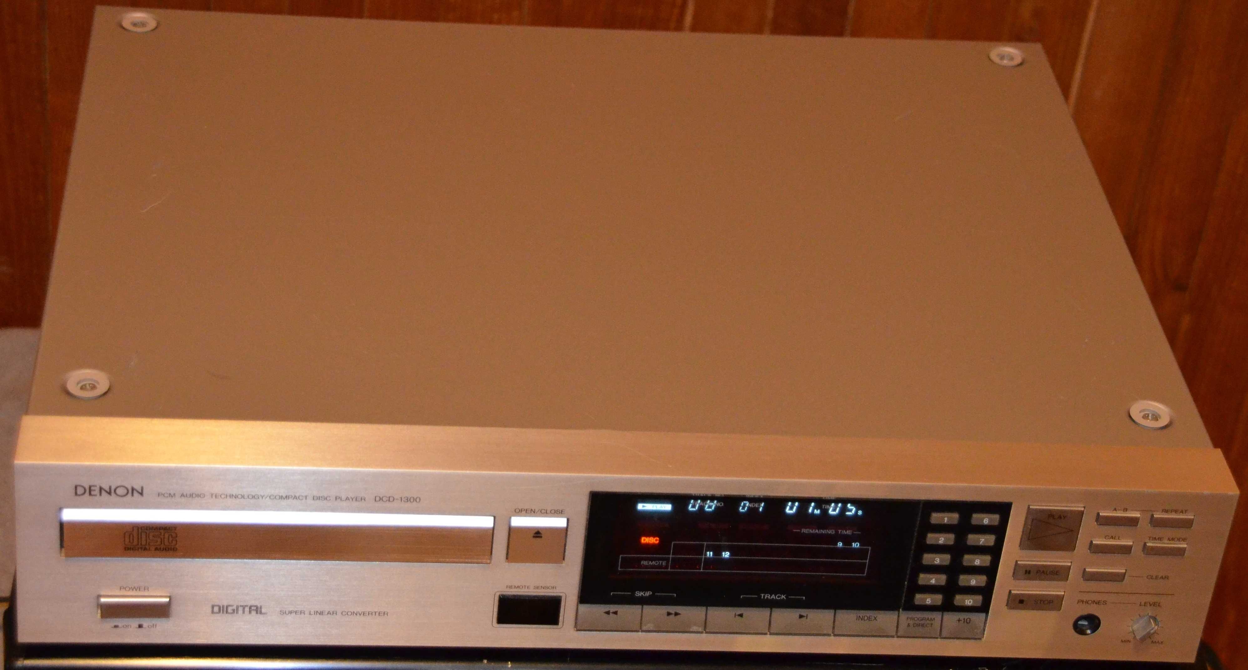 Vintage Denon DCD-1300 odtwarzacz CD srebrny PCM54HP-J - SM5806P