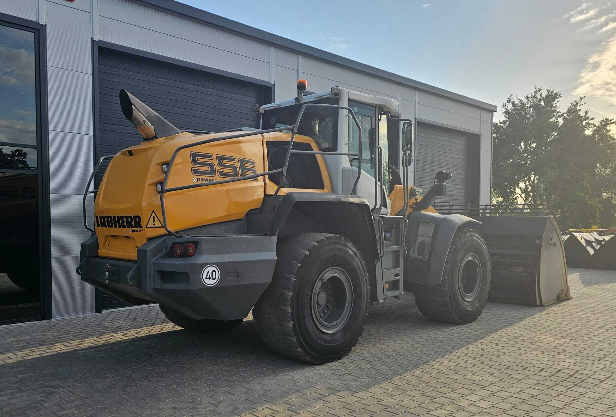 LIEBHERR L556 XPOWER 2019r Łyżka Wysoki Wysyp Szybkozłącze Centr. Smar