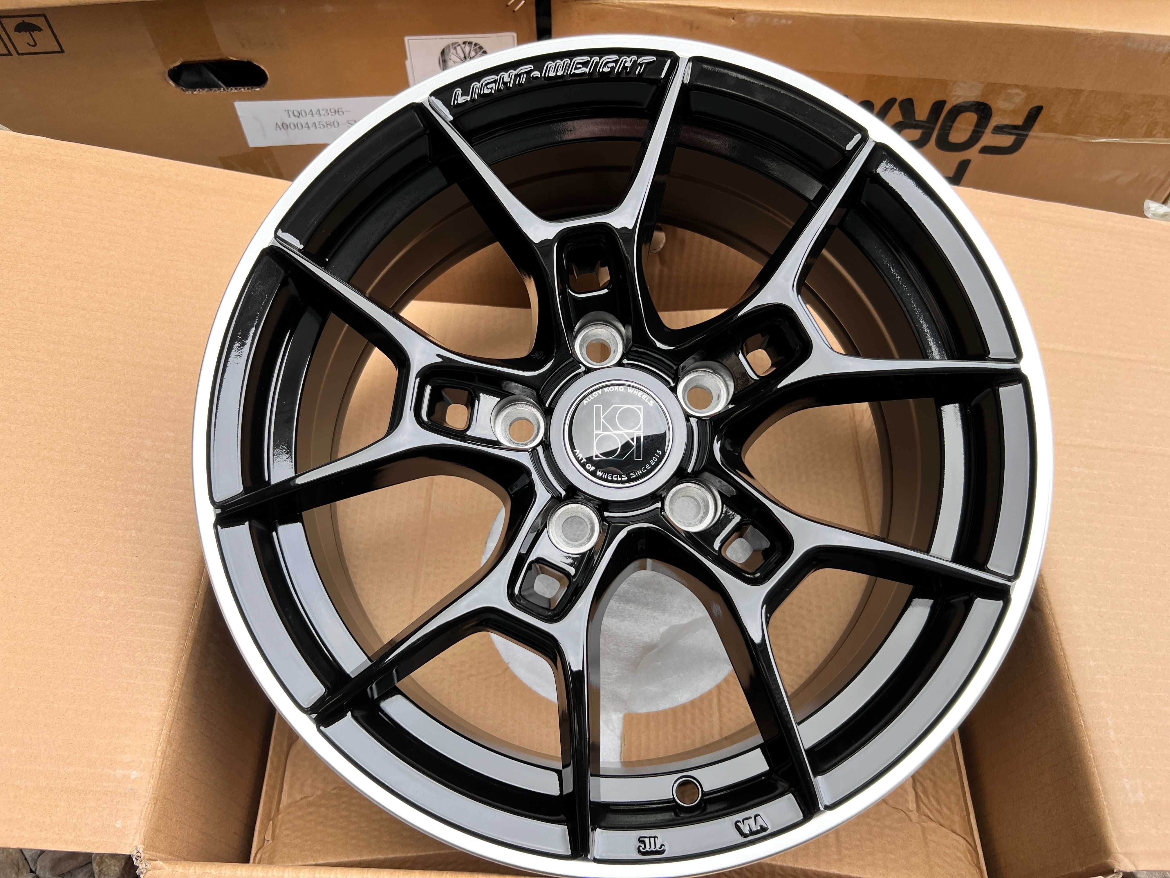 Нові диски чорні KOKO R16 5x112 VW Skoda Seat Golf Passat Touran B6 B7