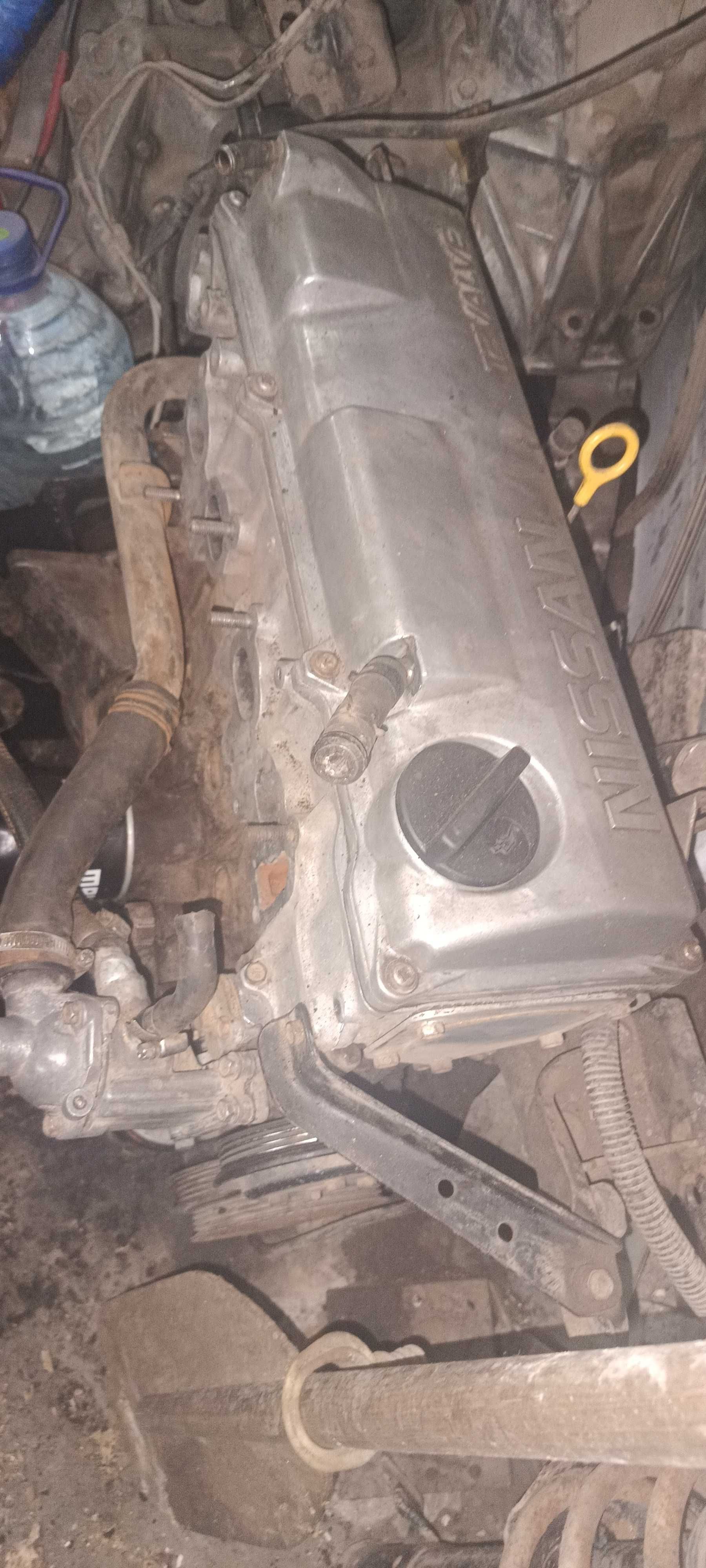 Двигатель Ніссан GA16, Н13, 12 клапанів, Nissan N13, 12V.