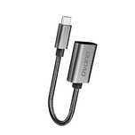 Dudao adapter przejściówka kabel OTG z USB 2.0 na USB Typ C szary (L15