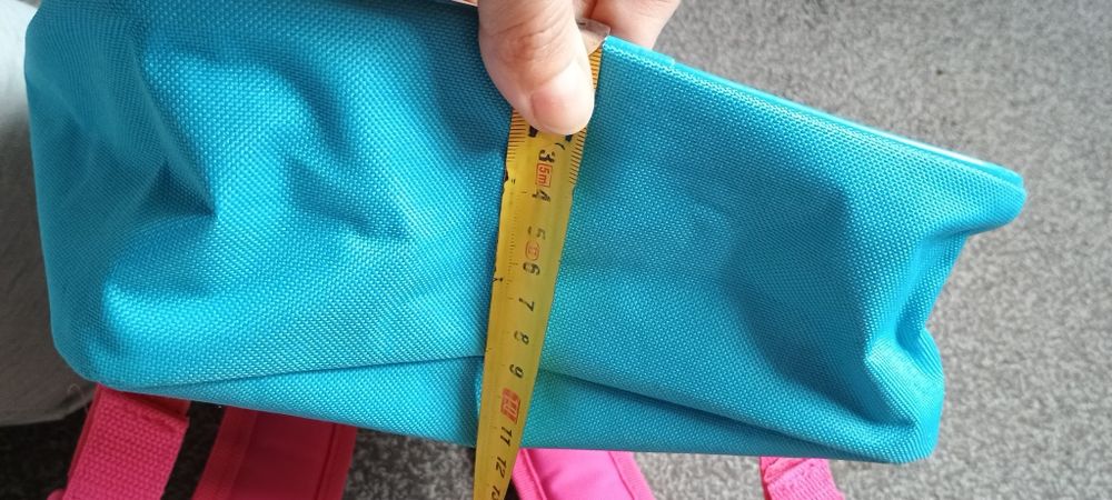 Plecak niebieski atomówki