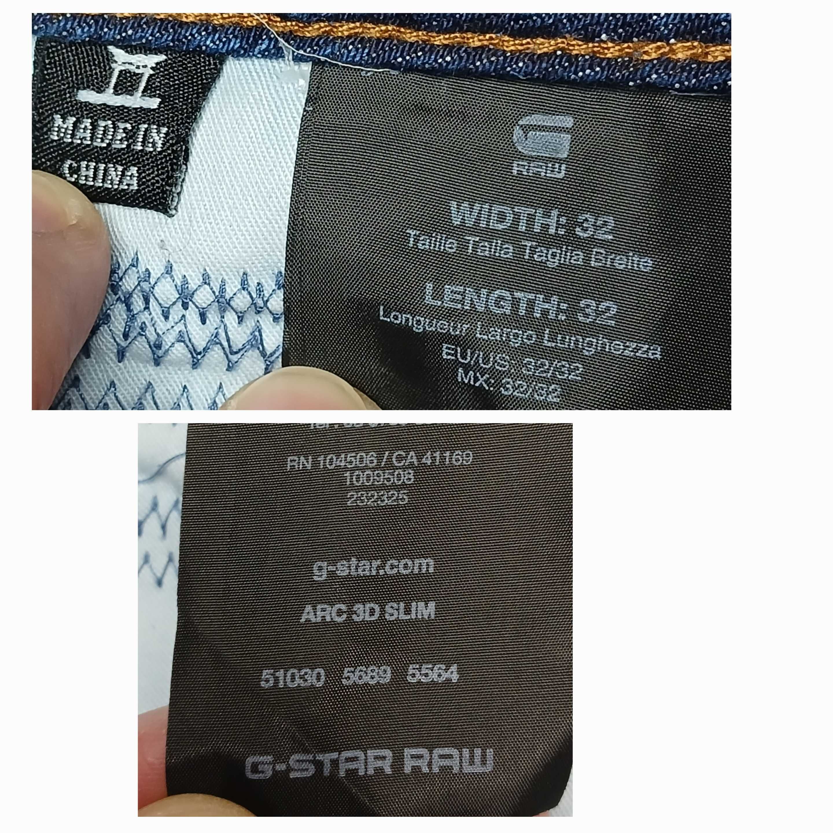Чоловічі джинси G.Star Arc 3D slim Restored denim