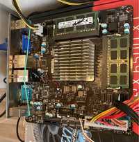 Офісний ITX комплект Intel Celeron N3050+MSI N3050I Eco+8gb+FAN -Обмін