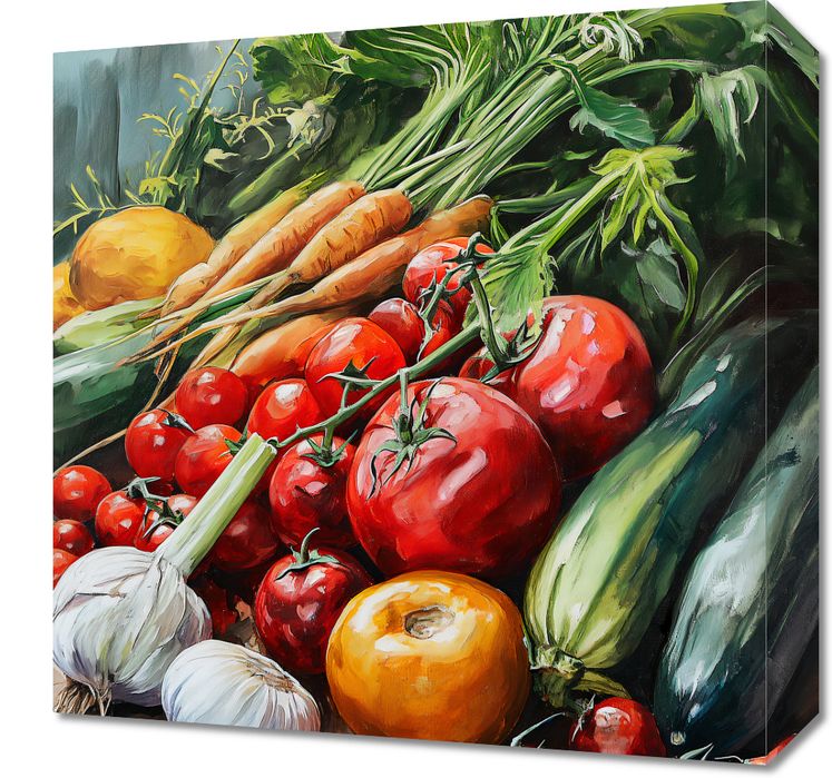 Obraz 40x40cm Bogactwo Ogrodowych Zbiorów