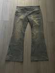 Rick owens type jeans клеш штаны