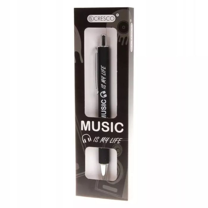Długopis Live Style - Music w etui. Cresco. Nowy Produkt