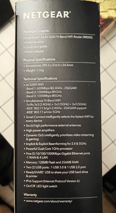 Netgear Nighthawk X6 R8000