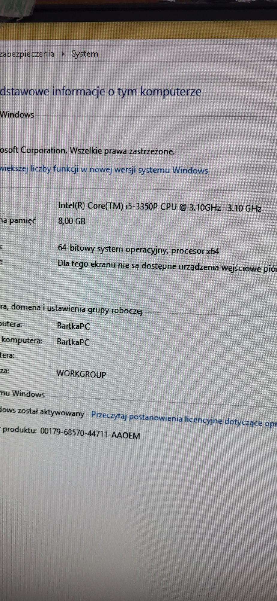 Komputer stacjonarny PC HP Pavilion i5 RADEON