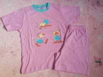 Pijama 10 anos t-shirt e calcoes