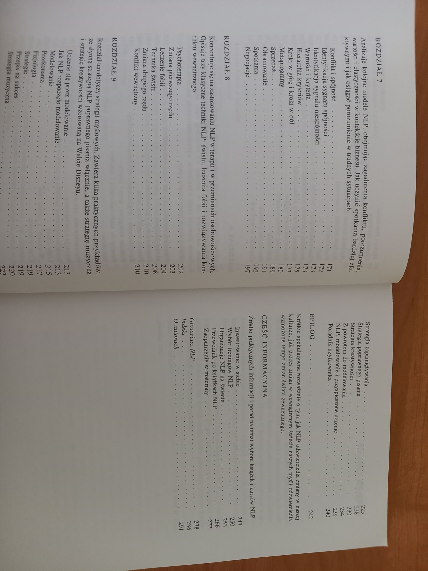 Sprzedam książkę z terapii NLP