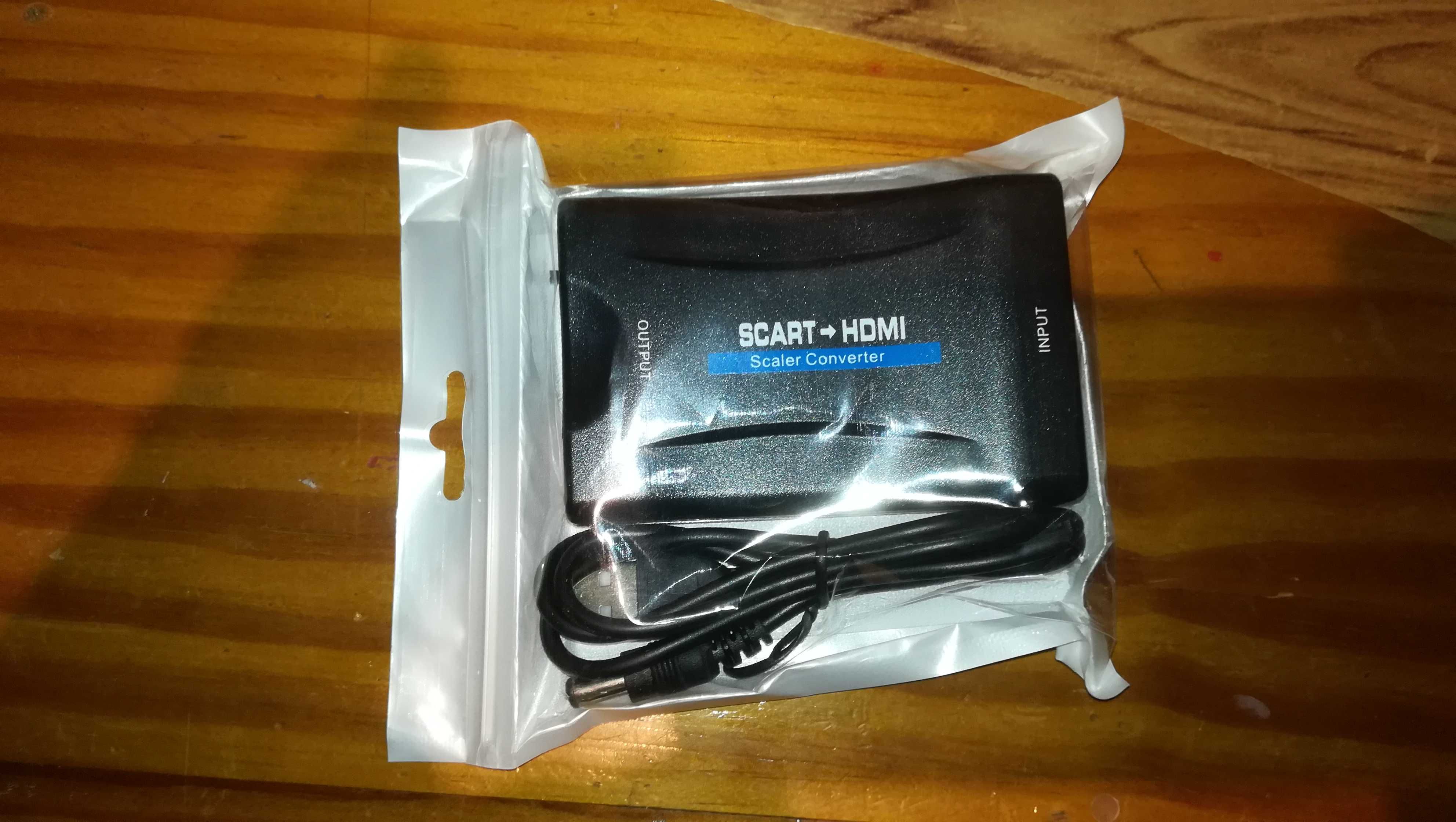 Conversor Scart para HDMI - Novo e Lacrado.