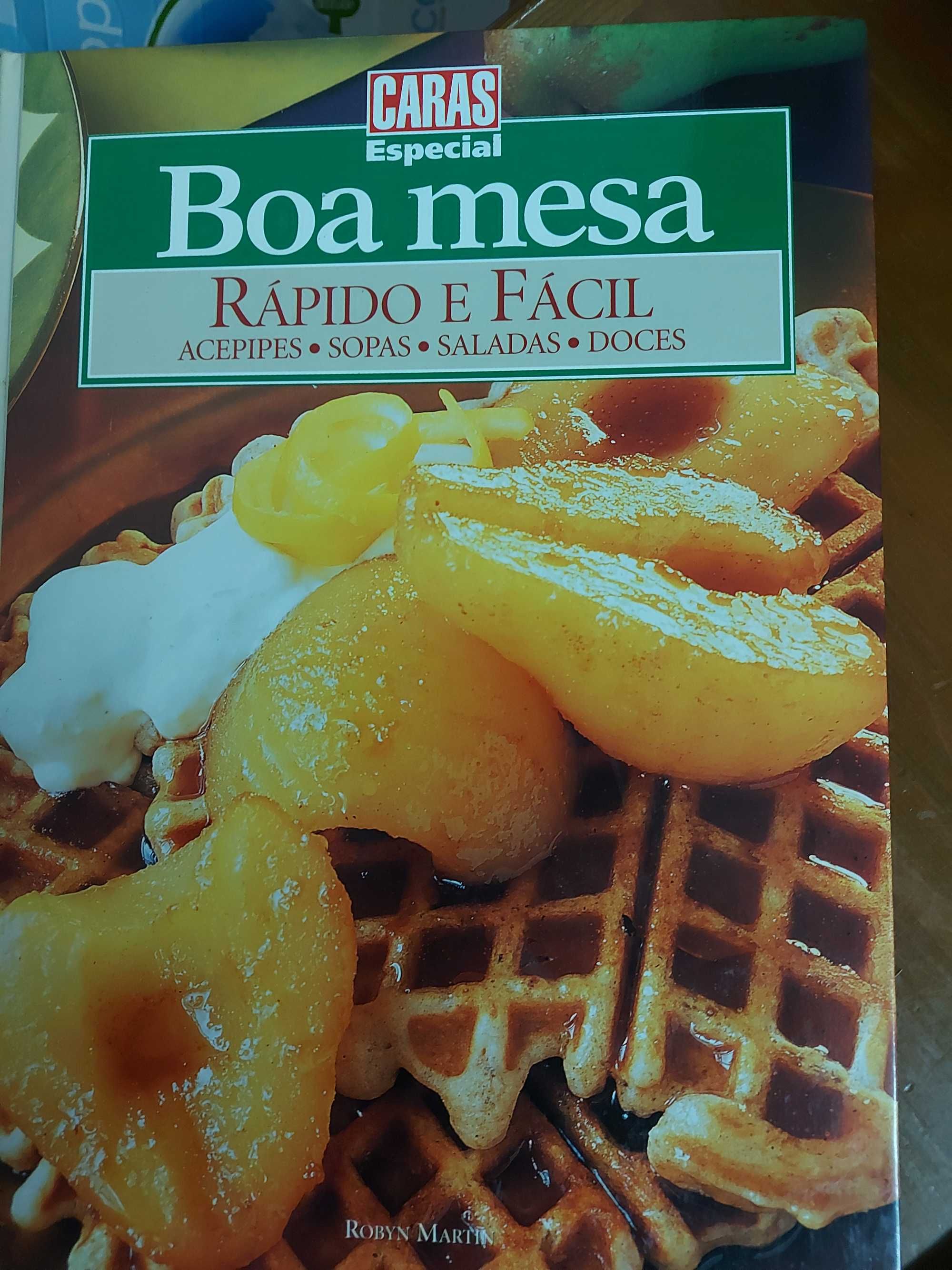 Livros de receitas Boa mesa da Caras Especial