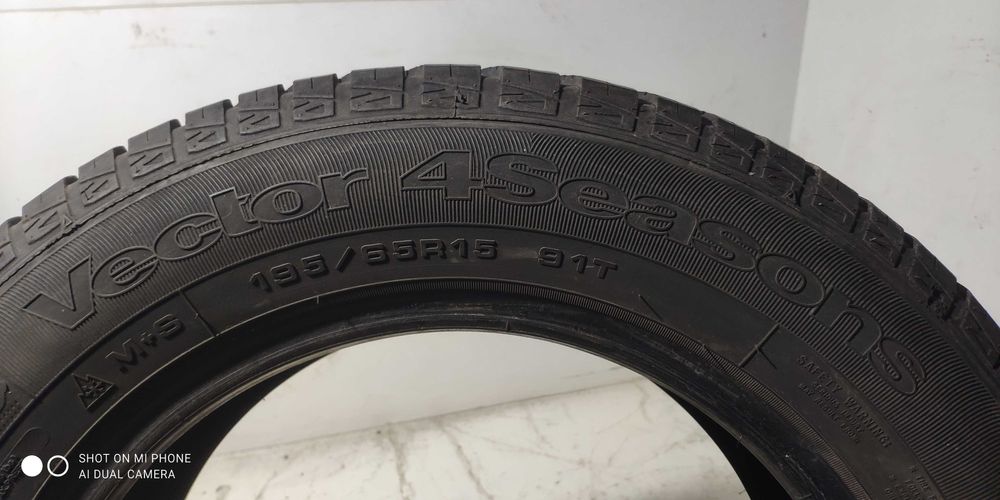 Opony 195/65R15 Goodyear VECTOR 4Seasons 91T M+S para 2szt całoroczne