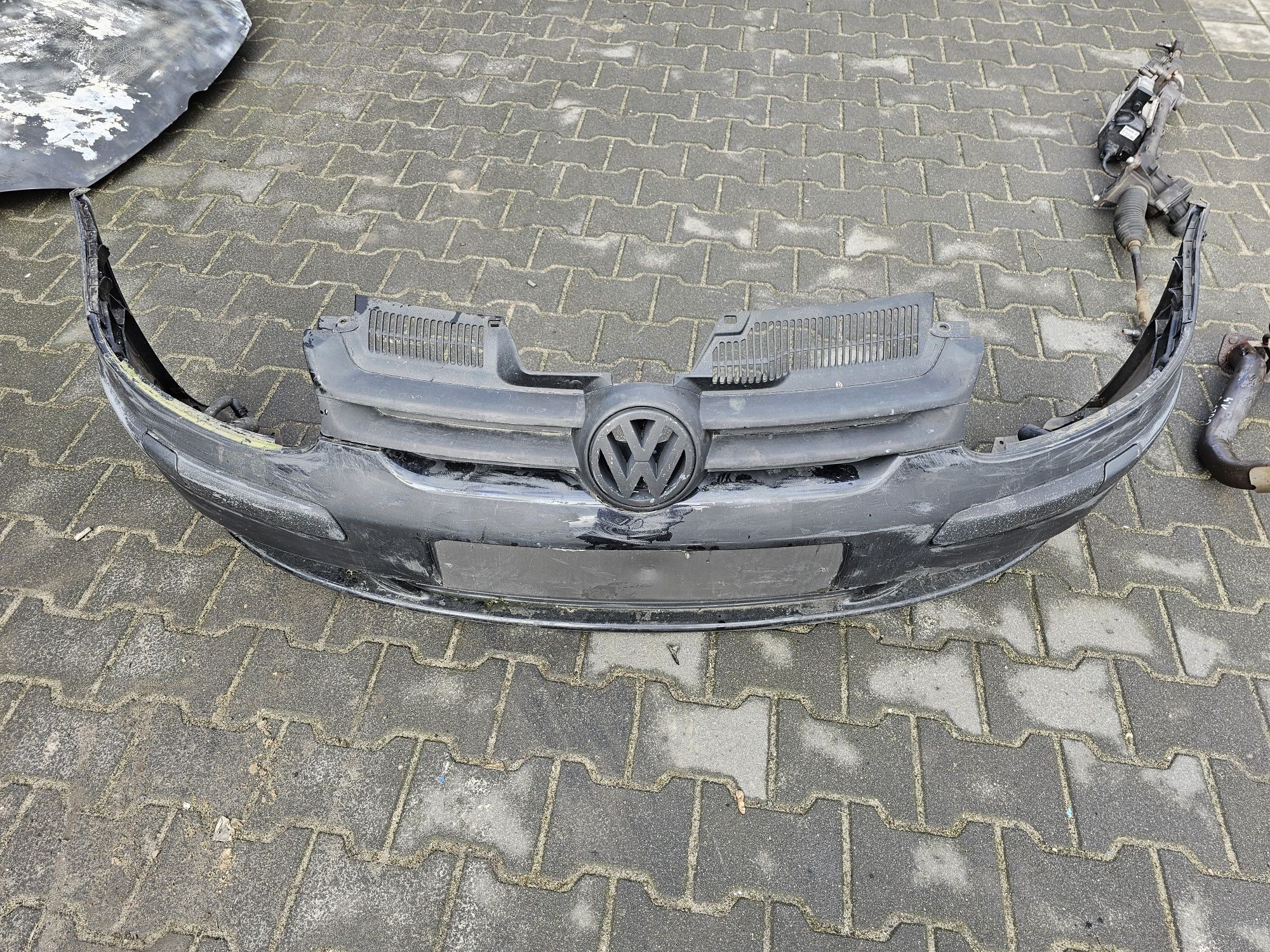 Zderzak Przód Grill Spryskiwacze Reflektorów VW Golf V 5