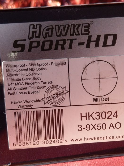 Luneta celownicza Hawke Sport-HD 3-9x50 AO