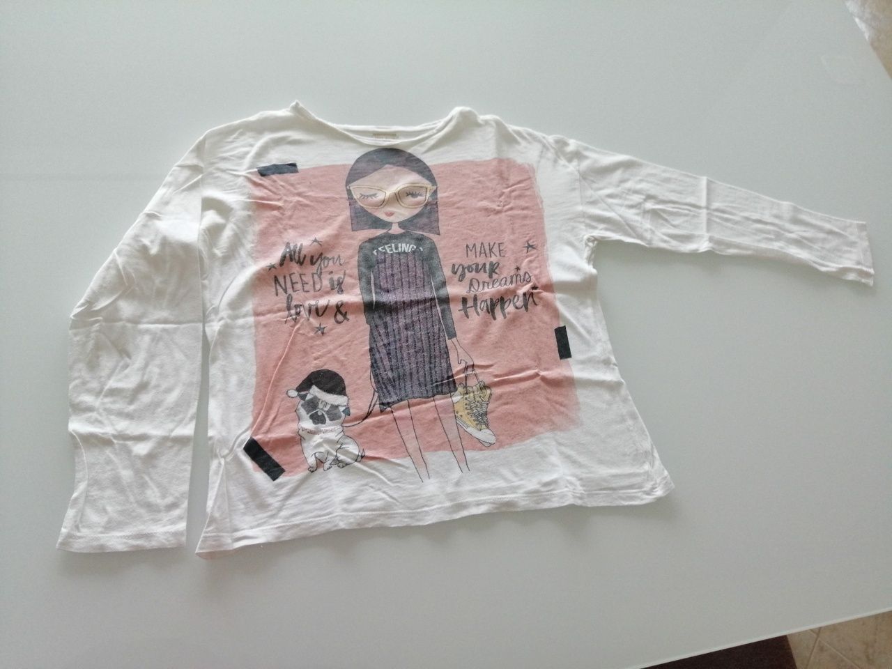 Camisola de manga comprida rapariga