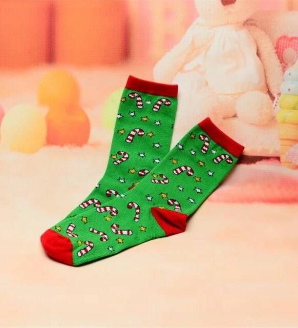 Świąteczne Bawełniane Skarpety Mikołaj Renifer Święta Śliczne 5 Par